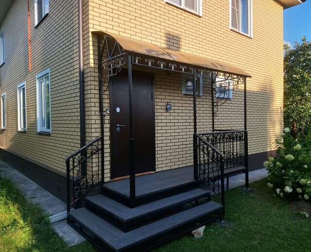 кованые и сварные козырьки Одинцово