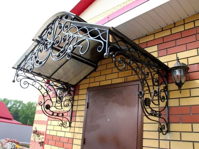 кованые и сварные козырьки Одинцово